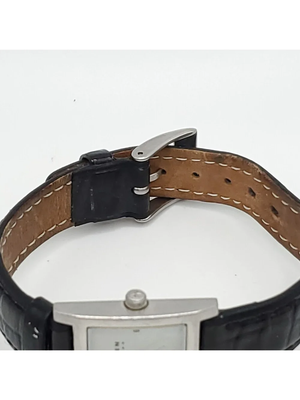 Skagen Womens Watch 20mm New Battery MOP Dial 528sslb4cr Square